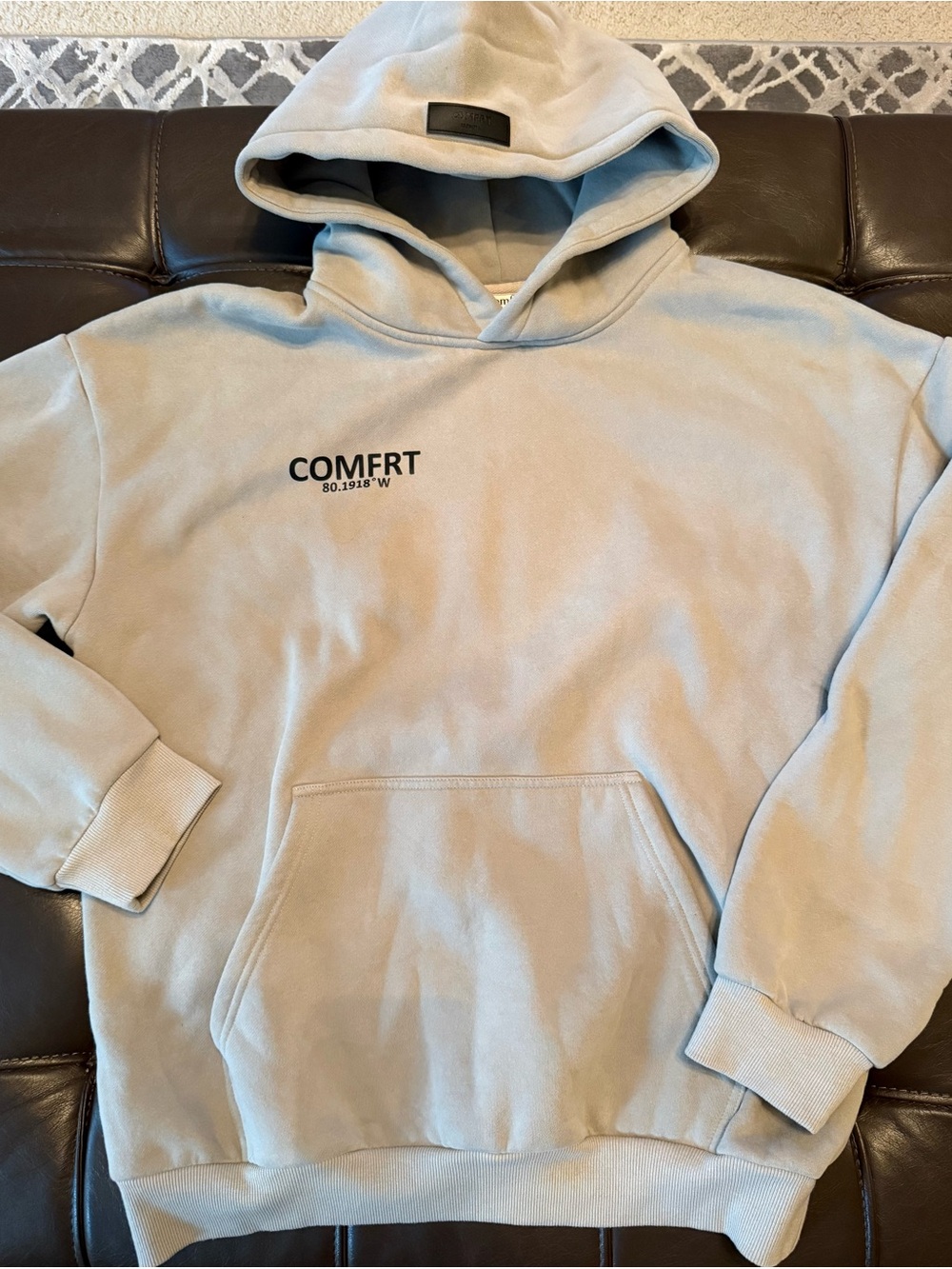 Comfrt Light Beige Hoodie and Sweatpants Set